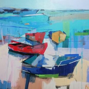 Fishing Boats on Beach